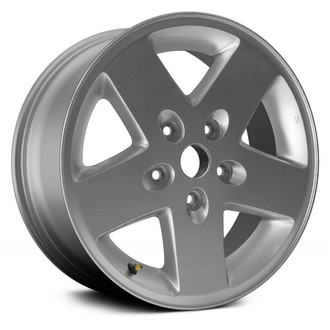 Replace® - 5-Spoke Bright Sparkle Silver 17x7.5 Alloy Factory Wheel - Remanufactured