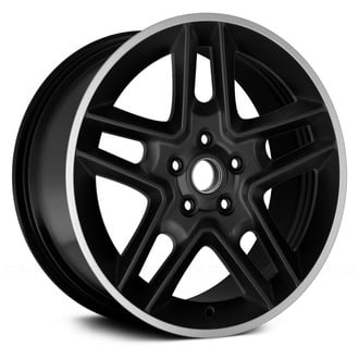 Replace® - Double 5-Spoke Black 18x7 Alloy Factory Wheel - Remanufactured