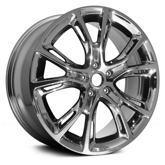 Replace® - 5 Double V-Spoke Light PVD Chrome 20x10 Alloy Factory Wheel - Remanufactured