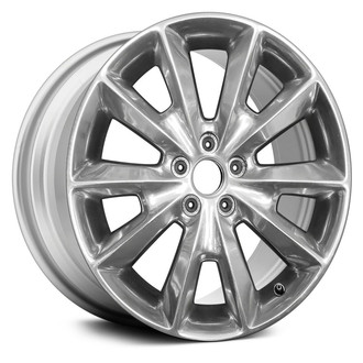 Replace® - 5 Y-Spoke Silver with Black Primer 18x7 Alloy Factory Wheel - Remanufactured