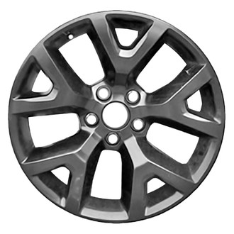 Replace® - 5 Y-Spoke Painted Gloss Black 17x7.5 Alloy Factory Wheel - Remanufactured
