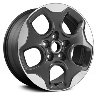 Replace® - 5-Slot Machined and Medium Charcoal Metallic 16x6.5 Alloy Factory Wheel - Remanufactured