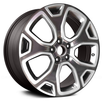 Replace® - 10 Y-Spoke Machined and Dark Reddish Charcoal 18x7 Alloy Factory Wheel - Remanufactured