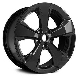 Replace® - 5-Spoke Gloss Black 18x7 Alloy Factory Wheel - Remanufactured