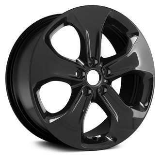 Replace® - 5-Spoke Black 18x7 Alloy Factory Wheel - Remanufactured