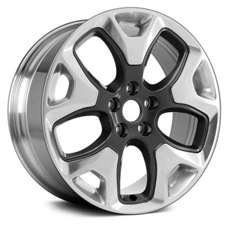 Replace® - 5 Y-Spoke Polished and Dark Charcoal Metallic 18x7 Alloy Factory Wheel - Remanufactured