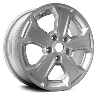 Replace® - 5-Spoke Bright Silver 17x7.5 Alloy Factory Wheel - Remanufactured