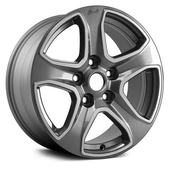 Replace® - 5-Spoke Polished and Light Charcoal 17x7.5 Alloy Factory Wheel - Remanufactured
