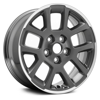 Replace® - Double 5-Spoke Machined and Dark Charcoal 18x7.5" Alloy Factory Wheel - Remanufactured