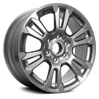 Replace® - 6 Double I-Spoke Machined and Silver 18x7.5 Alloy Factory Wheel - Remanufactured