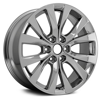 Replace® - 6 V-Spoke Light PVD OE Chrome 20x8.5 Alloy Factory Wheel - Replica