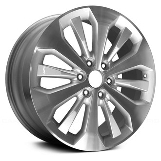 Replace® - 6 Double-Spoke Machined and Sparkle Silver 20x8.5 Alloy Factory Wheel - Remanufactured