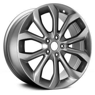 Replace® - 5 V-Spoke Hyper Silver 18x8 Alloy Factory Wheel - Remanufactured