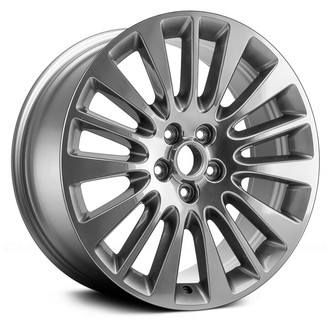 Replace® - 5 W-Spoke Polished and Medium Smoked Hyper Silver 18x8 Alloy Factory Wheel - Remanufactured