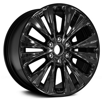 Replace® - 6 V-Spoke Black 20x8.5 Alloy Factory Wheel - Remanufactured