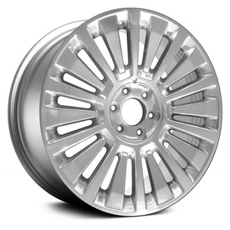 Replace® - 20 Alternating-Spoke Machined and Bright Smoked Hyper Silver 22x9.5 Alloy Factory Wheel - Remanufactured