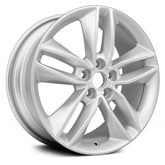 Replace® - Double 5-Spoke Bright Sparkle Silver Metallic 18x8 Alloy Factory Wheel - Remanufactured