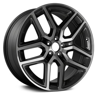 Replace® - Double 5-Spoke Charcoal with Machined Accents 20x9 Alloy Factory Wheel - Replica