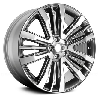 Replace® - Triple 5-Spoke Charcoal with Machined Face 20x8.5 Alloy Factory Wheel - Replica