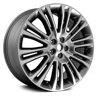 Replace® - 10 Double I-Spoke Machined and Dark Silver Metallic 20x8 Alloy Factory Wheel - Remanufactured