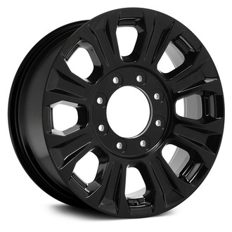 Replace® - 8 I-Spoke Black 18x8 Alloy Factory Wheel - Remanufactured
