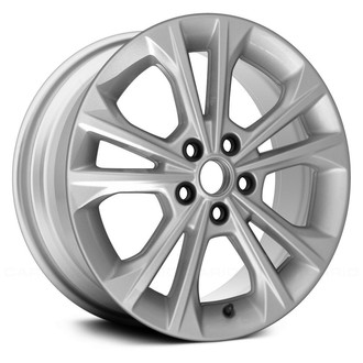 Replace® - 5 V-Spoke Sparkle Silver 17x7.5 Alloy Factory Wheel - Replica