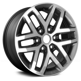 Replace® - 6 Y-Spoke Machined and Charcoal 17x8.5 Alloy Factory Wheel - Remanufactured