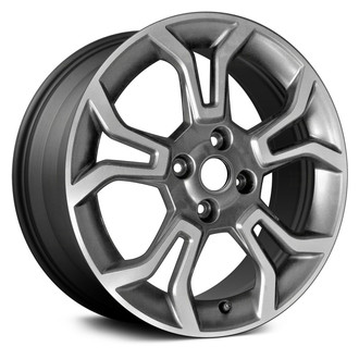 Replace® - 5 Y-Spoke Machined and Dark Charcoal 17x7 Alloy Factory Wheel - Remanufactured