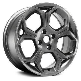 Replace® - 5 Split-Spoke Dark Grayish Hyper Silver 17x7 Alloy Factory Wheel - Remanufactured