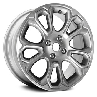 Replace® - 10-Slot Bright Silver Metallic 17x7 Alloy Factory Wheel - Remanufactured