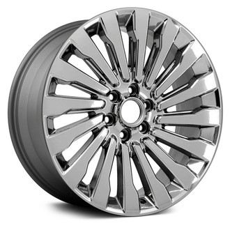 Replace® - 16 Spiral-Spoke Machined and Medium Charcoal 22x9.5 Alloy Factory Wheel - Remanufactured