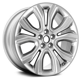 Replace® - 5 V-Spoke Bright Silver 19x8 Alloy Factory Wheel - Remanufactured
