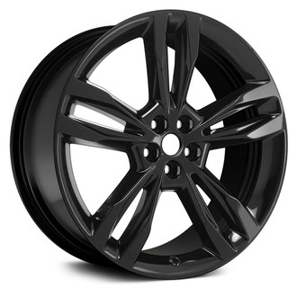Replace® - Double 5-Spoke Black 21x9 Alloy Factory Wheel - Remanufactured