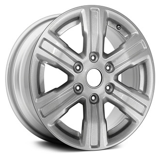 Replace® - 6 I-Spoke Sparkle Silver 17x8 Alloy Factory Wheel - Remanufactured