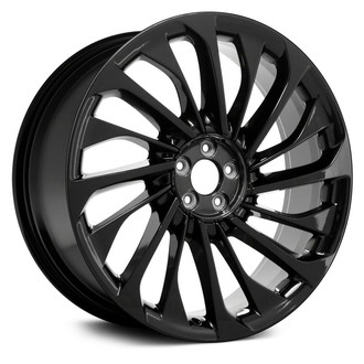 Replace® - 16-Spoke Black 22x9.5 Alloy Factory Wheel - Remanufactured