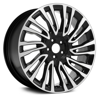 Replace® - 10 Split-Spoke Machined Dark Charcoal Metallic 20x8 Alloy Factory Wheel - Replica