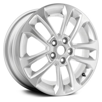 Replace® - Double 5-Spoke Sparkle Silver 17x7 Alloy Factory Wheel - Remanufactured