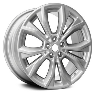 Replace® - 5 V-Spoke Medium Silver Metallic 20x8 Alloy Factory Wheel - Remanufactured