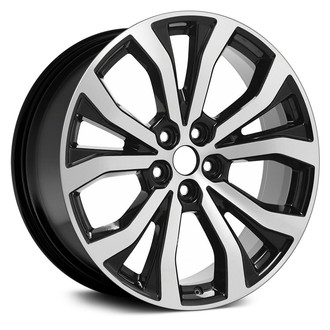 Replace® - 5 V-Spoke Machined Gloss Black 20x8.5 Alloy Factory Wheel - Remanufactured