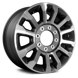 Replace® - 12-Spoke Machined Dark Charcoal Metallic 18x8 Alloy Factory Wheel - Remanufactured