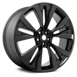 Replace® - 5 Split-Spoke Satin Black 22x9 Alloy Factory Wheel - Remanufactured