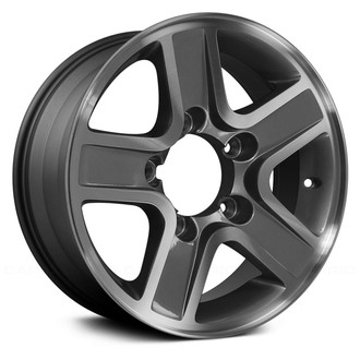 Replace® - 5-Spoke Charcoal Gray 15x6 Alloy Factory Wheel - Remanufactured