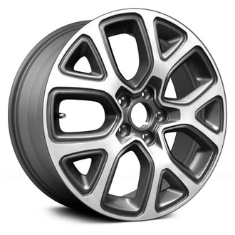 Replace® - 5 Y-Spoke Machined and Medium Charcoal 17x7 Alloy Factory Wheel - Remanufactured
