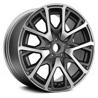 Replace® - Multi 5-Spoke Dark Silver with Machined Accents 18x7 Alloy Factory Wheel - Remanufactured