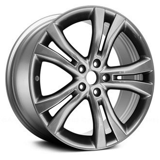 Replace® - Double 5-Spoke Medium Smoked Hyper Silver 20x7.5 Alloy Factory Wheel - Remanufactured