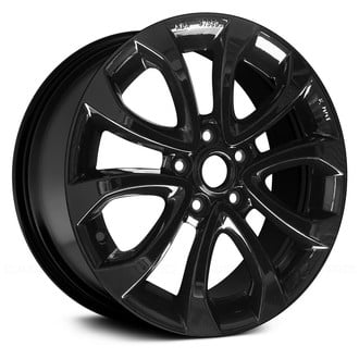 Replace® - 5 V-Spoke Gloss Black 17x7 Alloy Factory Wheel - Remanufactured