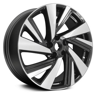 Replace® - 10 Spiral-Spoke Machined Medium Charcoal Metallic 20x7.5 Alloy Factory Wheel - Remanufactured
