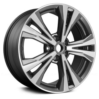 Replace® - 5 V-Spoke Machined and Charcoal 18x7 Alloy Factory Wheel - Remanufactured