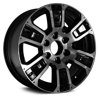 Replace® - 6 I-Spoke Black 18x8 Alloy Factory Wheel - Remanufactured