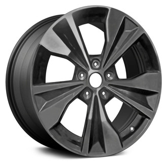 Replace® - 5-Spoke Machined Dark Charcoal 18x7.5 Alloy Factory Wheel - Remanufactured